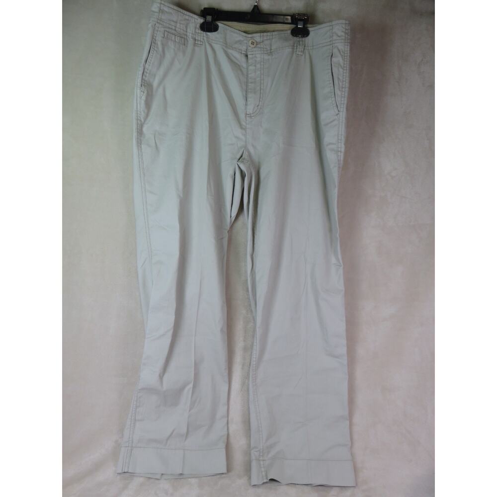 Vintage Eddie Bauer Khaki Pants Vashon Fit Women's Size 18 Tan Straight